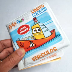 Imagen de LIBRITO de baño bebes VEHÍCULOS (10x10)