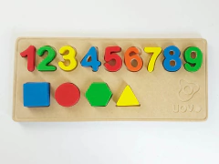 PANEL NÚMEROS Y FORMAS GEOMETRICAS - Tienda de Cositas