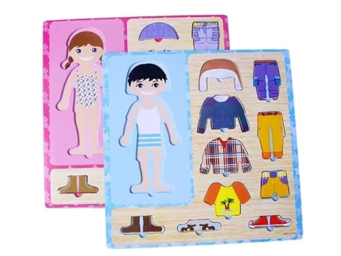 ROMPECABEZAS / ENCASTRE - Juego de Vestir