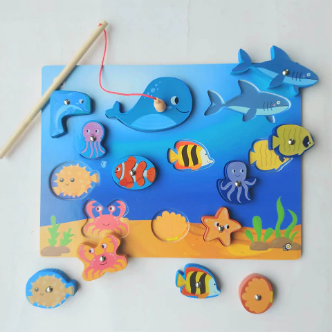 JUEGO DE PESCA CON IMÁN