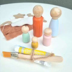 PESEBRE PARA ARMAR Y PINTAR en internet