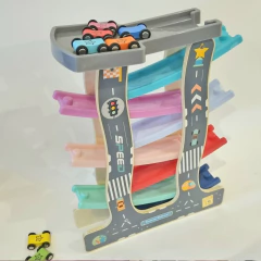 PISTA MULTIRAMPA CON AUTOS - Tienda de Cositas