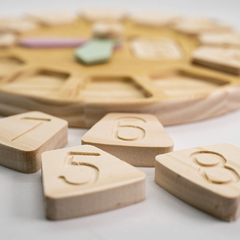 RELOJ MADERA de ENCASTRE - Tienda de Cositas