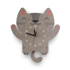 RELOJ PENDULO GATO SOFIA