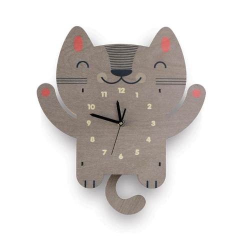 RELOJ PENDULO GATO SOFIA