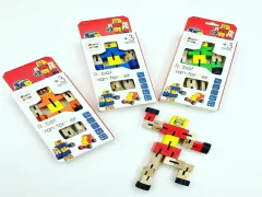 Robot Transformer de Madera Articulado - Tienda de Cositas