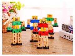 Robot Transformer de Madera Articulado en internet