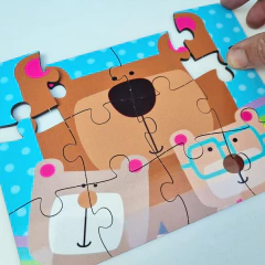 ROMPECABEZAS CON CARTUCHERA 3 ositos - comprar online