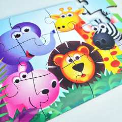 ROMPECABEZAS con cartuchera selva 5 en internet