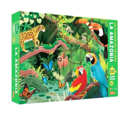 ROMPECABEZAS La Amazonia (220 piezas + Libro)