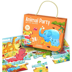 ROMPECABEZAS 24 piezas Fiesta de Animales - comprar online