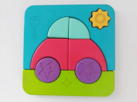 ROMPECABEZAS AUTITO SOL