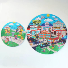 ROMPECABEZAS CIRCULAR DOBLE Ciudad - comprar online