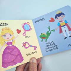 LIBRO + ROMPECABEZAS - LAS PRINCESAS (40 piezas) - Tienda de Cositas