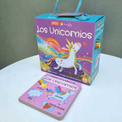 LIBRO + ROMPECABEZAS - LOS UNICORNIOS (40 piezas)