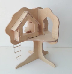 CASITA DEL ÁRBOL ENCASTRABLE PARA ARMAR