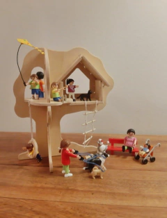CASITA DEL ÁRBOL ENCASTRABLE PARA ARMAR - Tienda de Cositas