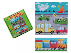 ROMPECABEZAS DE 8 y 12 PIEZAS MEDIOS DE TRANSPORTES - Tienda de Cositas