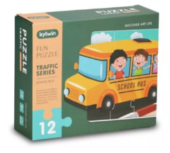 ROMPECABEZAS DE 12 PIEZAS BUS ESCOLAR