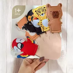 TITERES DEDO ANIMALES DE SELVA MISIONERA - Tienda de Cositas
