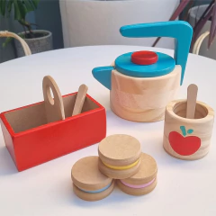 SET DE MATE DE MADERA CON ALFAJORES - comprar online