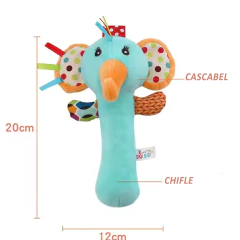 SONAJERO PLUSH CON CHIFLE ANIMALITOS en internet