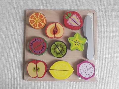 FRUTAS con abrojo para cortar x 9 en internet