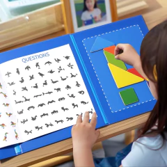 TANGRAM IMANTADO AZUL - comprar online