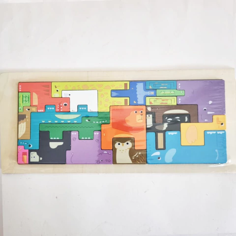 ROMPECABEZAS TETRIS ANIMALES