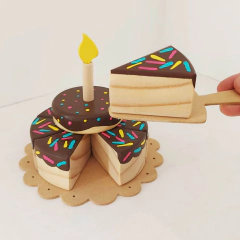 PASTEL DE CHOCOLATE CON VELITA - comprar online