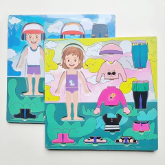 ROMPECABEZAS / ENCASTRE - Juego de Vestir II - comprar online