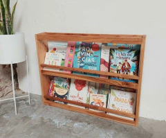 BIBLIOTECA 2 ESTANTES PARAISO