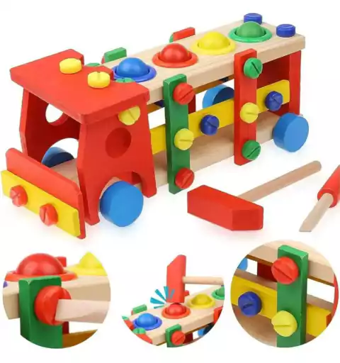 CAMION DIDACTICO para armar y desarmar