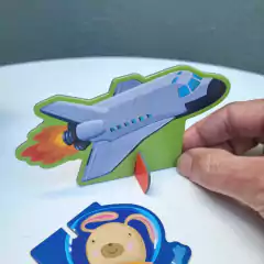LIBRO + ROMPECABEZAS - EL ESPACIO (40 piezas) - Tienda de Cositas