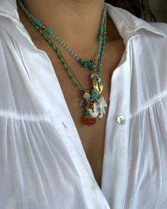 Colar Menorca turquesa - comprar online