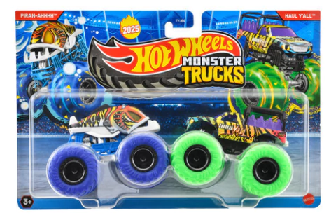 Hot Wheels Monster Truck Piran-ahhh Vs Haul Y'all Jcc78