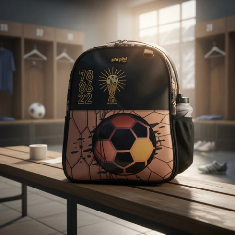 Mochila Escolar Fútbol Copa Del Mundo Argentina Phi Phi Toys