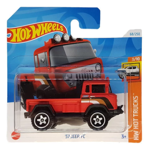 Vehiculo Auto Hot Wheels A Escala 1:64 57 Jeep Fc