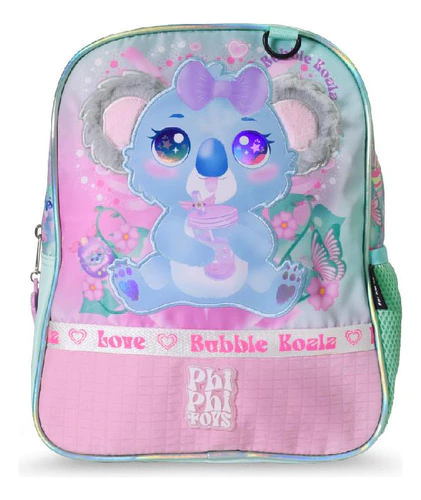 Mochila Escolar Koala 12'' Orejitas De Peluche Phi Phi Toys