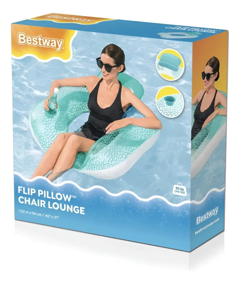 Sillon Colchoneta Inflable Con Apoya Vasos Bestway 43097