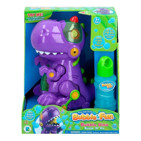 Burbujero Dinosaurio Bubble Fun Con Luz Y Sonido 99493