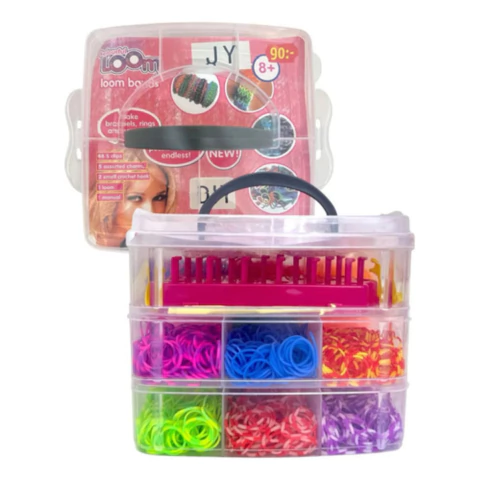 Kit Para Armar Pulseras De Gomitas Loom Bands Faydi Fdkw518