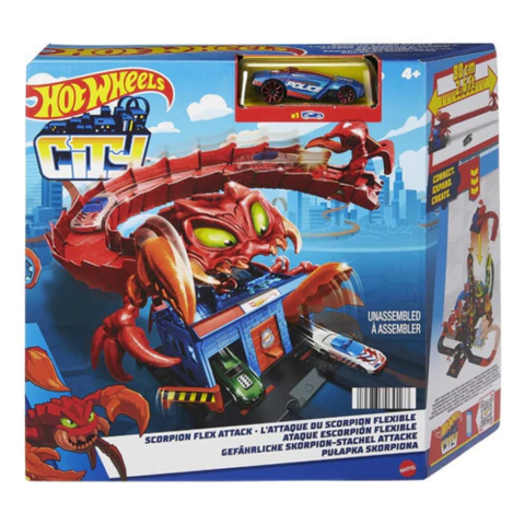 Pista Hot Wheels Ataque Del Escorpión Flexible - Lanus