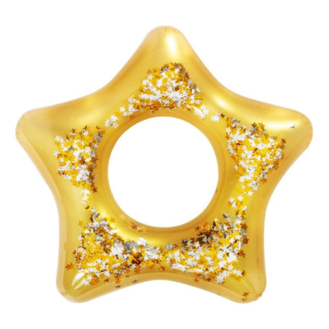 Inflable Flotador Glitter Pileta Bestway Color Naranja