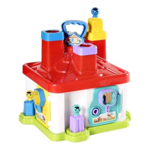 Casita Didáctica De Encastre Calesita - 10015