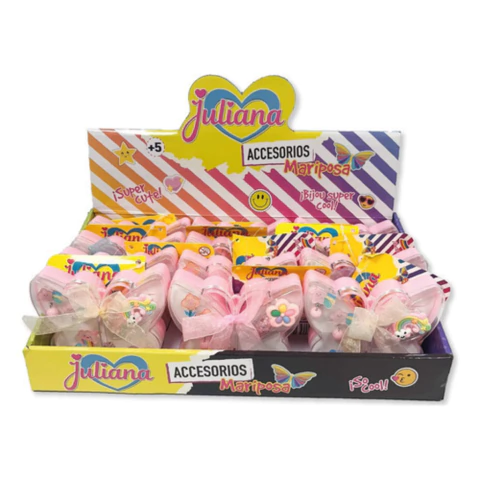 Juliana Mini Set Mariposa De Accesorios Para El Pelo Lanus