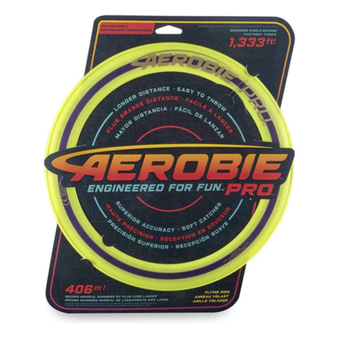 Aerobie Sprint Aro Dinamico Frisbee Volador Tamaño Grande