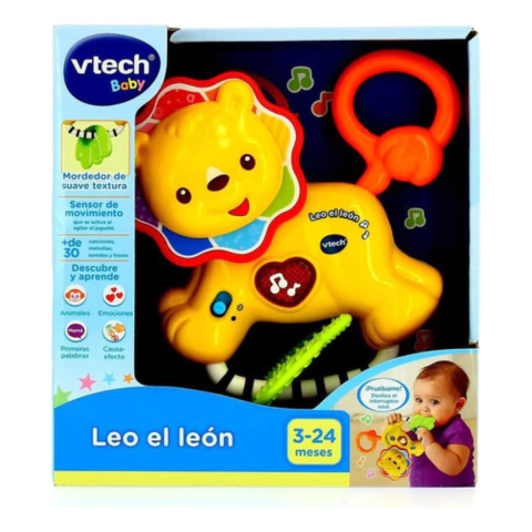 Sonajero Mordillo Interactivo Leo El León Con Sonido Vtech