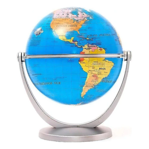 Globo Terráqueo Político Base Plástica 10cm 107