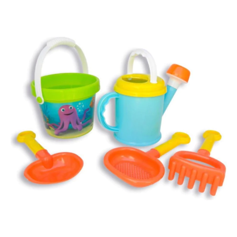 Set De Playa Balde Pala Rastrillo Regadera Duravit - Lanus